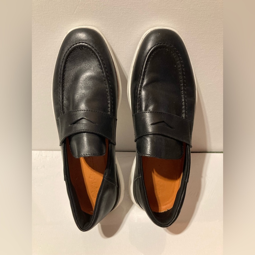 Wolf & Shepherd Crossover Penny Loafers Men’s US 7.5 Black Slip-On